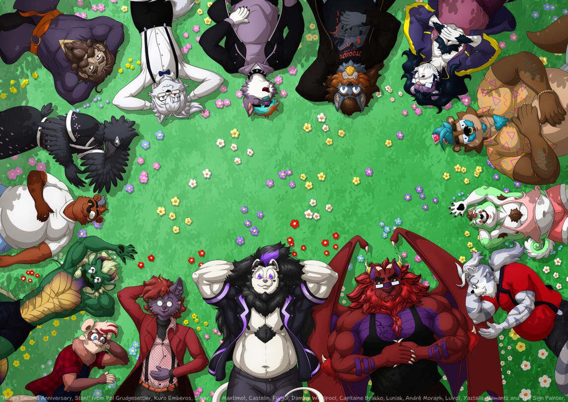 Stan&#39;s stream anniversary with all the friends